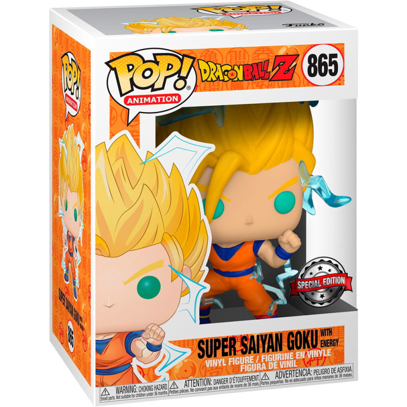 Super Saiyan Goku with Energy - Funko POP 865 - Dragon Ball